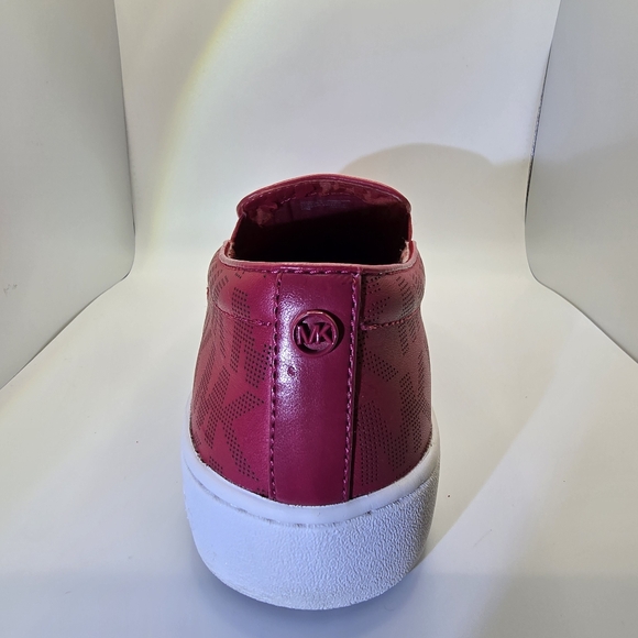 Michael Kors Keaton Slip-On Sneakers Dark Raspberry Red Women’s Shoes size10 - Picture 11 of 15